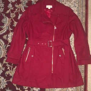Michael Kors red PeaCoat